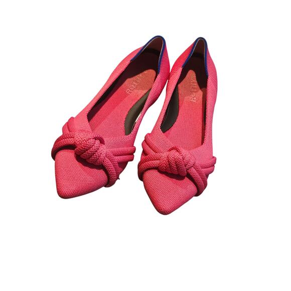 ROTHY'S Shoes - Rothy's The Knot Point II flats womens 8 pink Magenta preppy